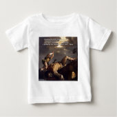 Tizian Zitat & David/Goliath Malgeschenke Baby T-shirt (Vorderseite)