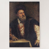 Tizians Selbstportrait (1546-1547) Puzzle (Vertikal)