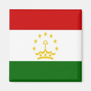 TJ001 Tadschikische FLAG Tadschikistan, Asien, Küh Magnet