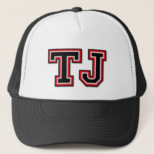 "TJ" Monogramm Truckerkappe