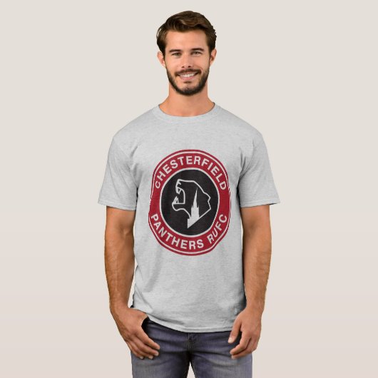 TJ u. das T-Shirt Chesterfield-Panthers (Vorne ganz)