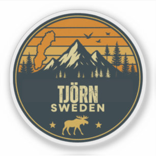Tjörn, Schweden Sverige Aufkleber