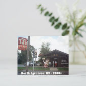TJ's Big Boy North Syrakus 1980er Postkarte (Stehend Vorderseite)