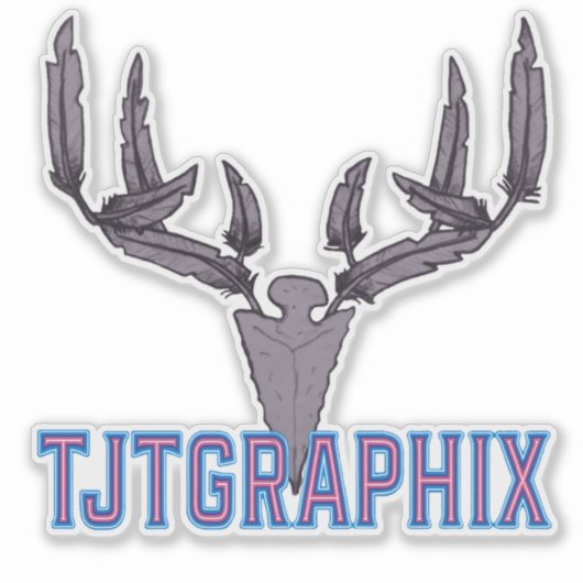 TJTGRAPHIX Aufkleber (Vorderseite)