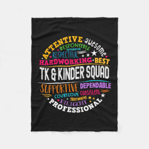 Tk and Kinder Squad Transitional Kindergarten Teac Fleecedecke
