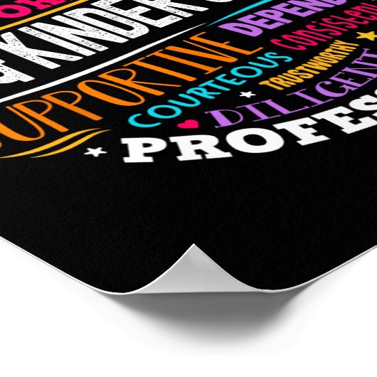 Tk and Kinder Squad Transitional Kindergarten Teac Poster (Ecke)