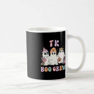 TK Boo Crew Retro Groovy Halloween Floral Ghost TK Kaffeetasse