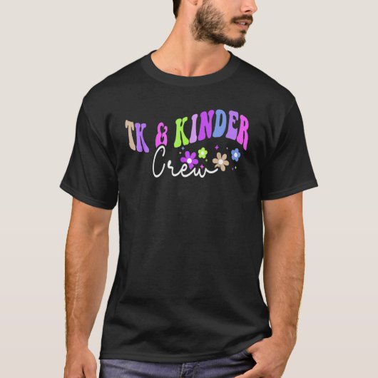 TK & Kinder Crew TK Lehrer Groovy Übergangs-Ki T-Shirt (Vorderseite)