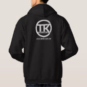 TK - Schwarzes Hoodie (Rückseite)
