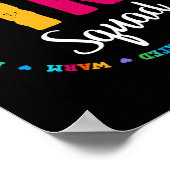 Tk Squad Tee - Übergangs-Kindergarten-Lehrer T Poster (Ecke)