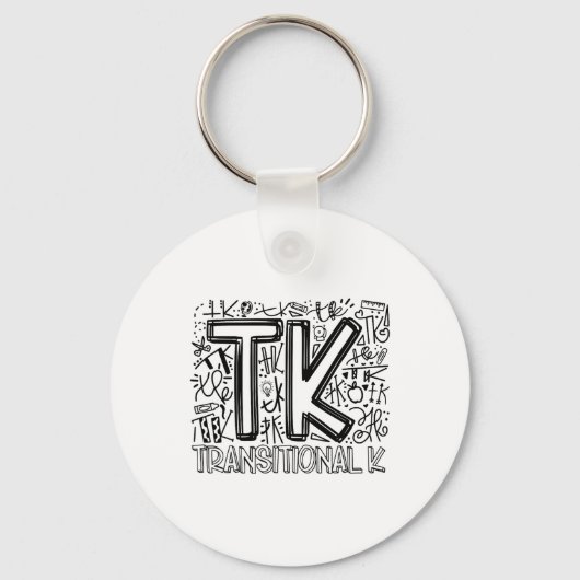 Tk Transitional-kindergarten Typography Ck To Scho Schlüsselanhänger (Vorderseite)
