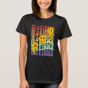 TK und Kinder retro lächeln Gesicht Back To School T-Shirt