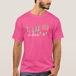 Tk und Kinder Vibes Lehrer Übergangs-Kindergarten T-Shirt