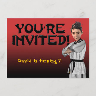 TKD Jungen-Einladung Einladung