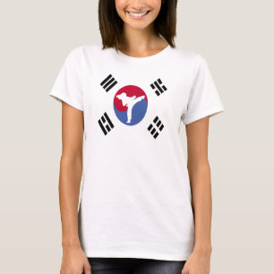 TKD Mädchen-Kicker schlicht T-Shirt