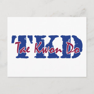 TKD Tae Kwon Do Postkarte