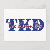 TKD Tae Kwon Do Postkarte (Vorderseite)