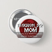 TKD TAEKWONDO MAMA-MOTTO BUTTON (Vorne & Hinten)