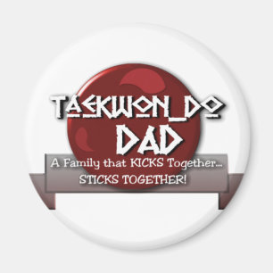 TKD TAEKWONDO VATER-MOTTO MAGNET