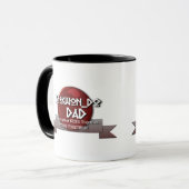 TKD TAEKWONDO VATER MOTTO TASSE (Vorderseite Links)