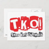 TKO - Old Punk Style Postkarte (Vorne/Hinten)