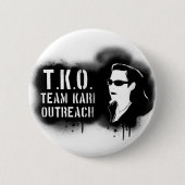 TKO - Schwarze Schablone Button (Vorderseite)