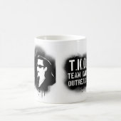 TKO - Schwarze Schablone Kaffeetasse (Mittel)
