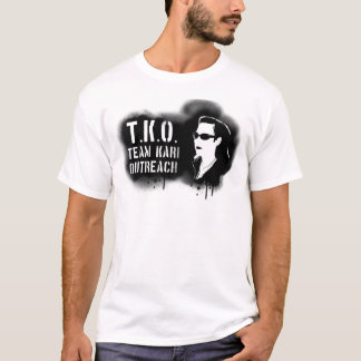 TKO - Schwarze Schablone T-Shirt