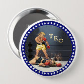 TKO: Trump klopfte aus Button (Vorne & Hinten)