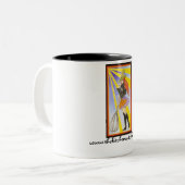 TKW ursprüngliche Logo-Tasse Zweifarbige Tasse (Vorderseite Links)