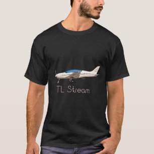 TL Stream Light Sport Airplane T-Shirt