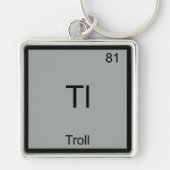 Tl - Troll Funny Element Meme Periodic Chemistry Schlüsselanhänger (Vorne)