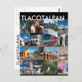 , TLACOTALPAN POSTKARTE (Vorne/Hinten)