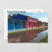 TLACOTALPAN, VERACRUZ POSTKARTE (Vorne/Hinten)