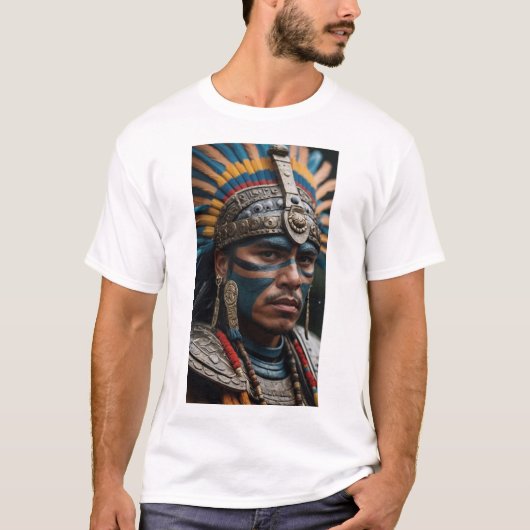 Tlaloc - Aztekiger Gott des Regens und der Fruchtb T-Shirt (Vorderseite)