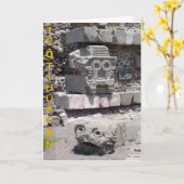 Tláloc, Teōtihuácān, Mexiko - Karte (Gelbe Blume)