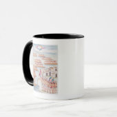 Tlatelolco und die Lagune Tasse (Vorderseite Links)