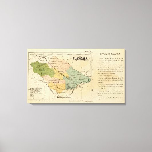 Tlaxcala, Mexiko Leinwanddruck (Vorderseite)