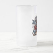 Tlc-Krankenschwester-Schädel Mattglas Bierglas (Mittel)