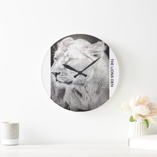 TLD-Uhr Große Wanduhr (Zuhause)