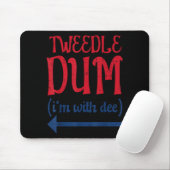 Tle Dum Mit Dee Halloween-Passende Kostüme Männer Mousepad (Mit Mouse)