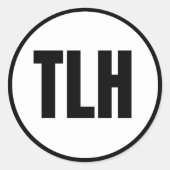 TLH - Tallahassee Classic Round Sticker (Vorderseite)