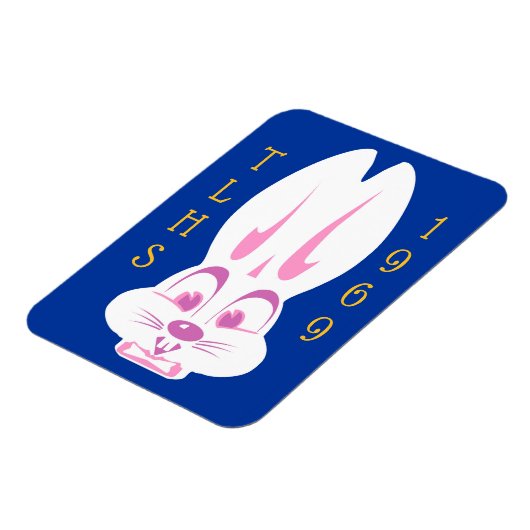 TLHS Bunny Boy Class von 1969 Magnet (Linke Seite)