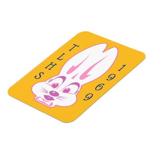 TLHS Bunny Girl Class von 1969 Magnet (Linke Seite)