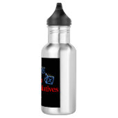 TLI Logo-Wasser-Flaschen Trinkflasche (Rechts)