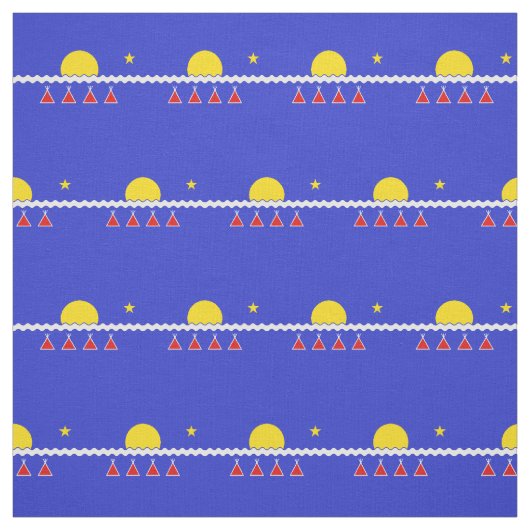 Tlicho Flag Fabric Tlicho Nation Textiles Stoff (Muster)