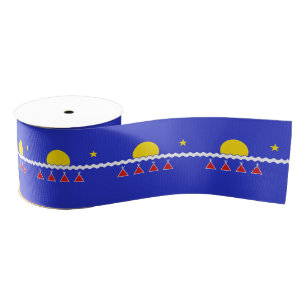 Tlicho Flag Ribbon Tlicho Nation Ribbon Ripsband