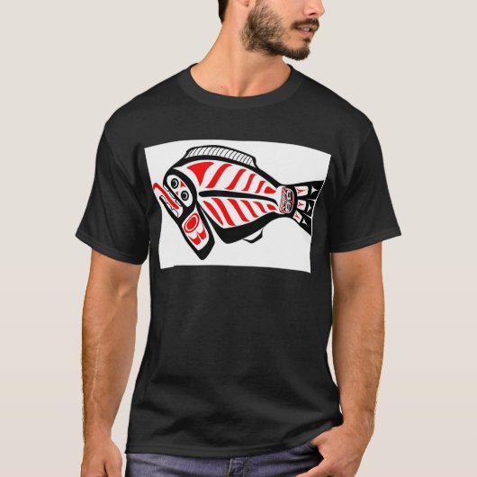 Tlingit-Heilbutt T-Shirt (Vorderseite)