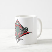 Tlingit-Killerwal u. Eagle Kaffeetasse (VorderseiteRechts)