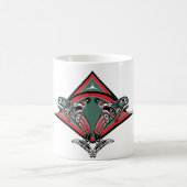 Tlingit-Killerwal u. Eagle Kaffeetasse (Mittel)